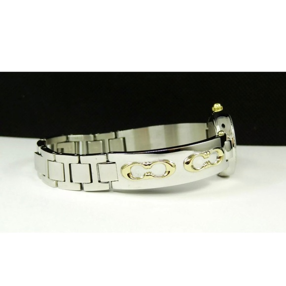 ⭐️NEW COACH PARK 14503277 TwoTone Stainless Steel Crystal Accented MSRP $480.00 - Picture 8 of 12